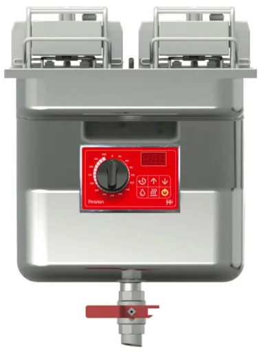 FriFri Precision 412 Electric Drop-in Single Tank Fryer – 2 Baskets – W 400 mm – 18.0 kW