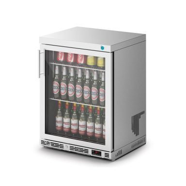 IMC Ventus V60 Bottle Cooler [Front Load] – Glass Door – Stainless Steel Frame – H 800 mm – W 600 mm – R290