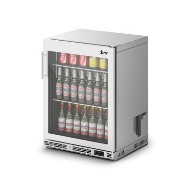 IMC Ventus V60 Bottle Cooler [Front Load] – Full Front Glass Door – Stainless Steel Frame – H 800 mm – W 600 mm – R290