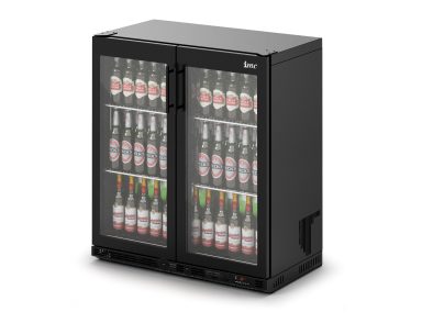 IMC Ventus V90 Bottle Cooler [Front Load] – Full Front Glass Door – Black Painted Frame – H 900 mm – W 900 mm – R290