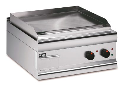 Lincat Silverlink 600 Electric Counter-top Griddle - Steel Plate - Twin Zone - Extra Power - W 600 mm - 5.6 kW