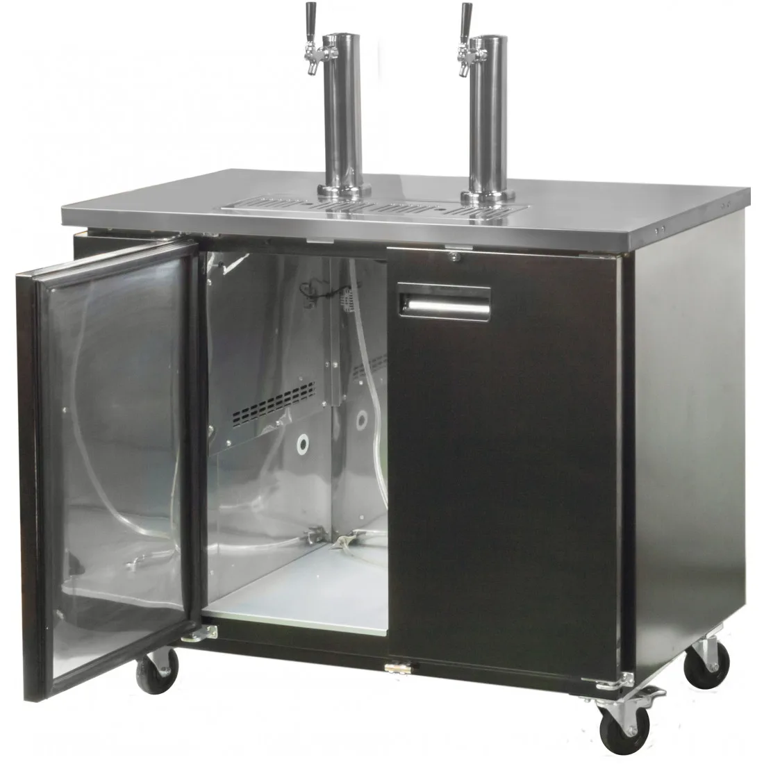Prodic NTKC2 keg cooler left hand door open image