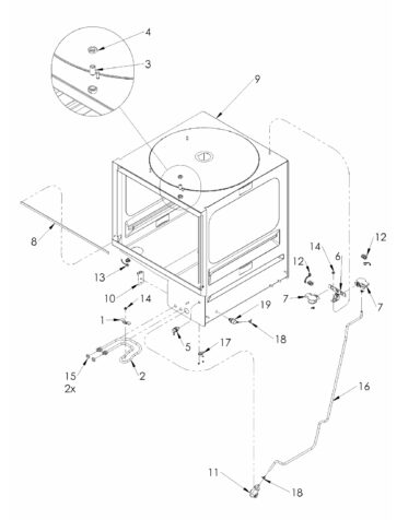 Cabinet Assembly – C500WS (90001613-C)