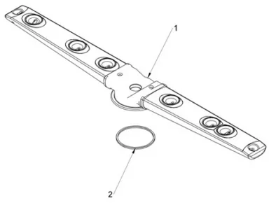 Rotary Wash Arm Kit 60003520-A