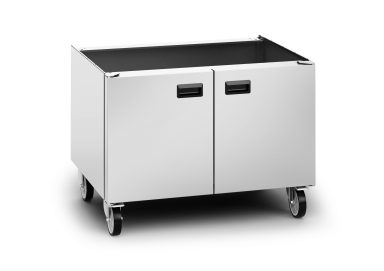 Lincat OA8973/C – Opus 800 Free-standing Pedestal with Doors and Castors – for units W 900 mm