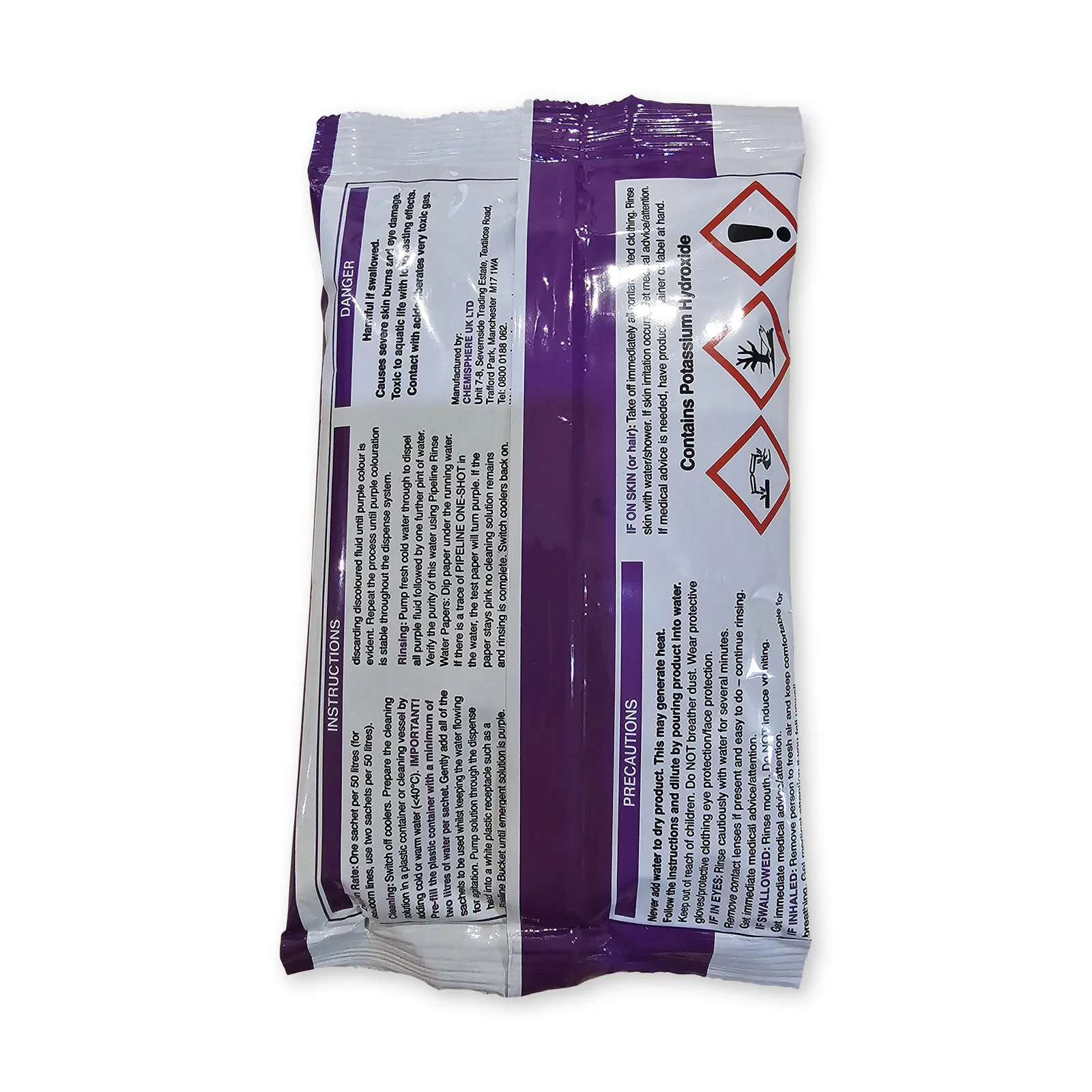 Pipeline One-Shot sachet image back