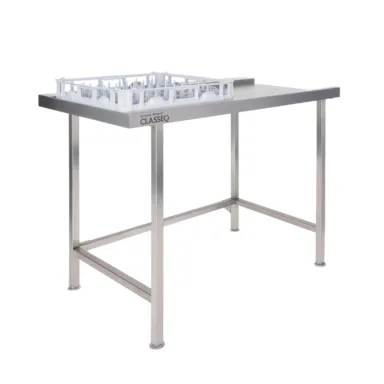 T15EN Stainless Steel Entry Table 1500mm for Classeq CP500 Pass-Through Dishwasher