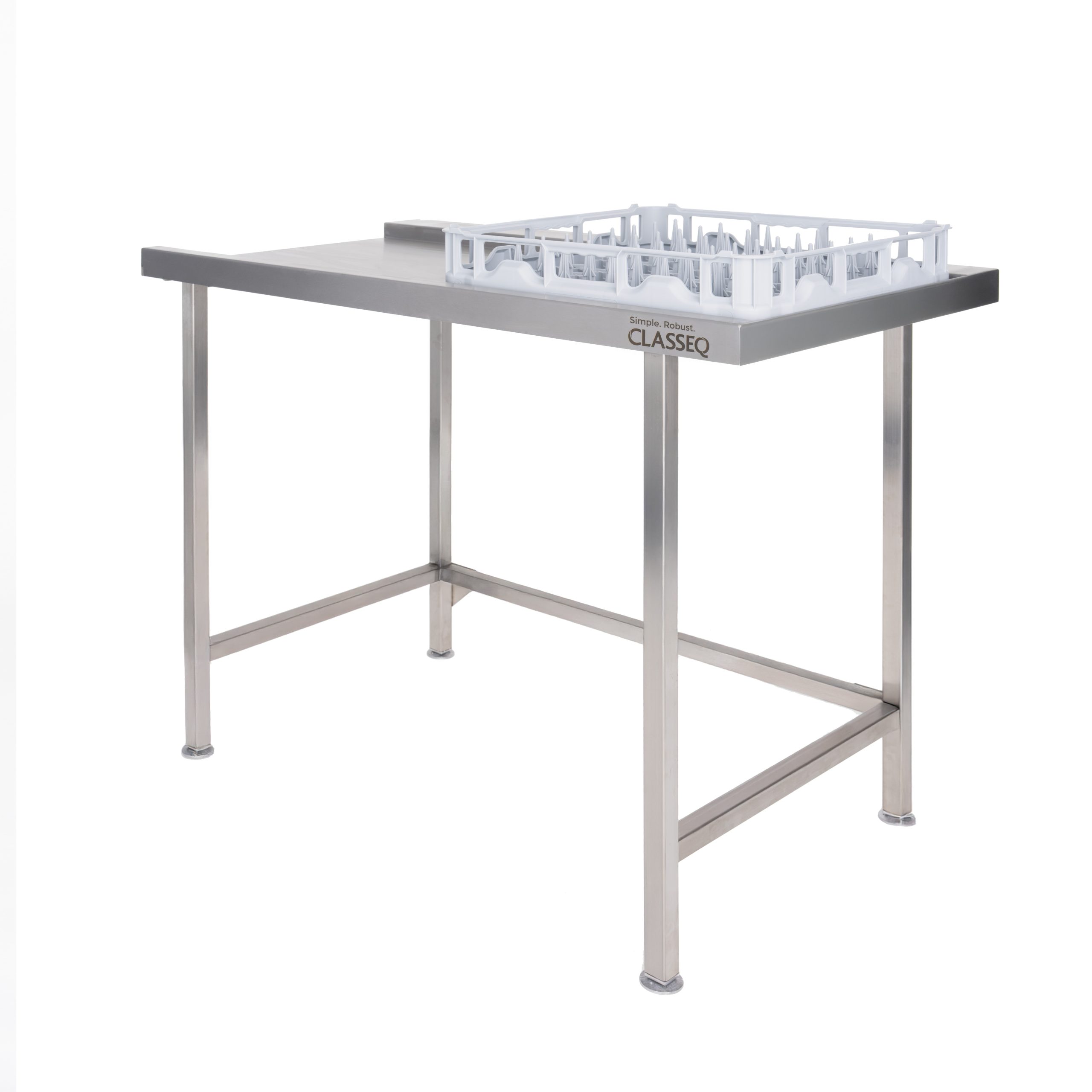 Classeq T11EX right hand exit table with basket image 4