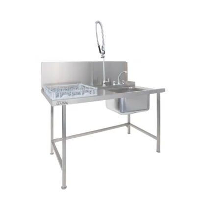 Classeq T15EN left hand exit table with basket image 1