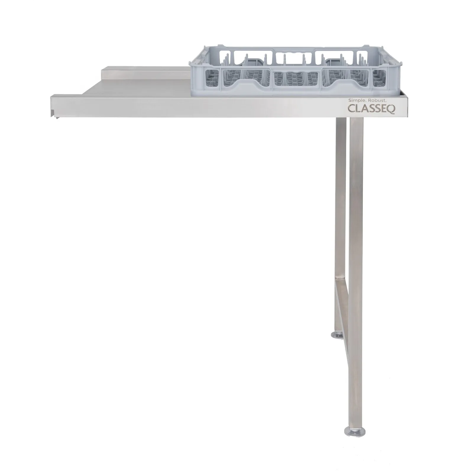 Classeq T8ENR 800mm entry table for pass-through dishwasher Image 2