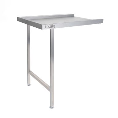 T8EX Stainless Steel Exit Table 800mm for Classeq CP500 Pass-Through Dishwasher