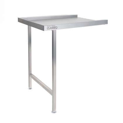Classeq T8EX s/steel table 800mm left no basket image 3