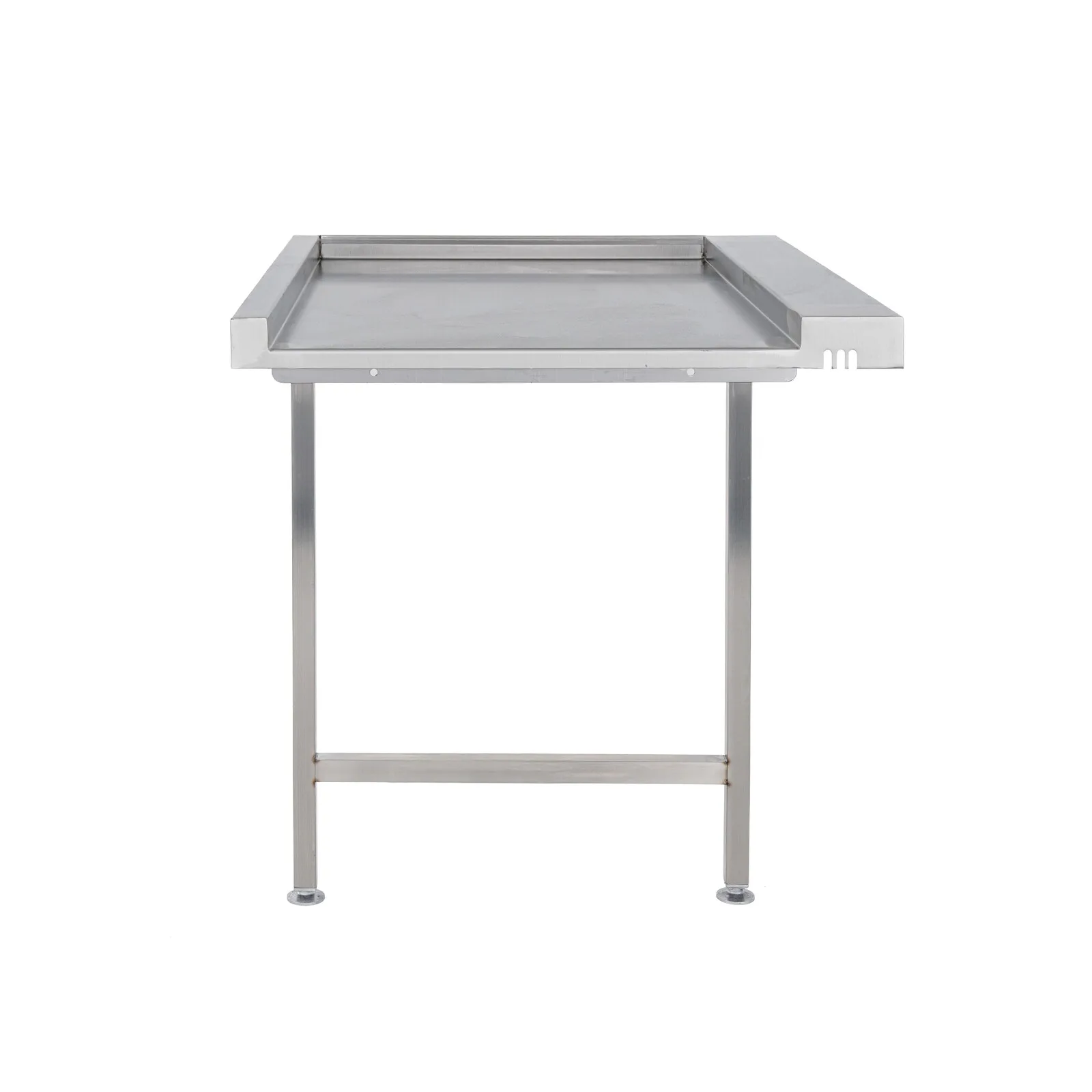 Classeq T8EX s/steel table 800mm left no basket image 2