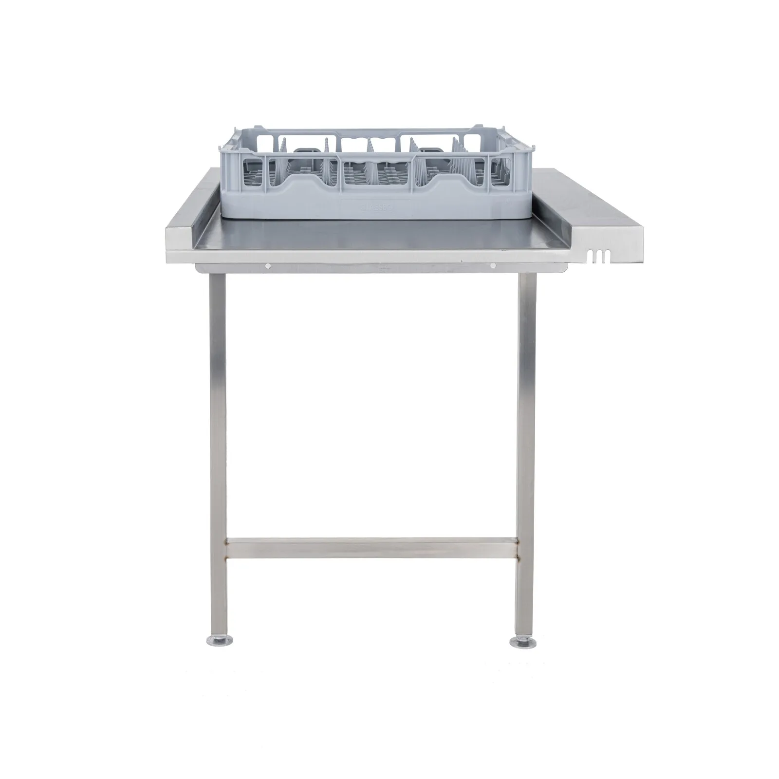 Classeq T8EN s/steel table 800mm left with basket image 3