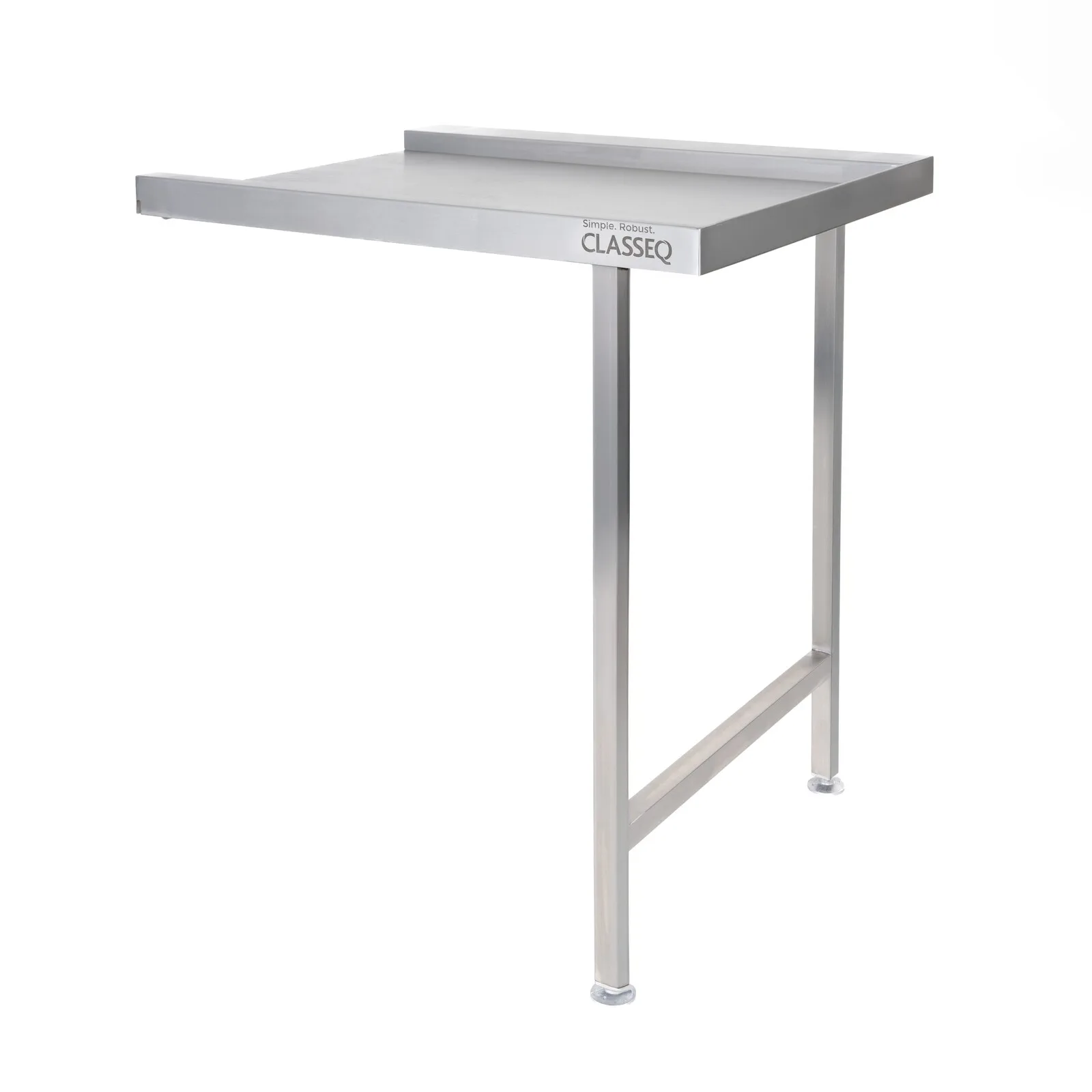 Classeq T8EX s/steel table 800mm right no basket image 6