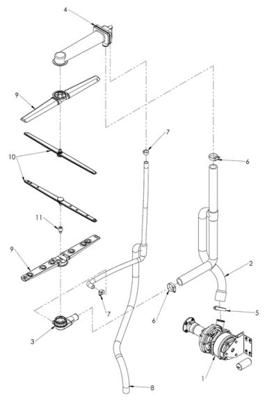 Wash and Rinse System 30015004-A