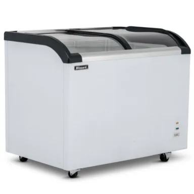 Blizzard BDF22 Curved Glass-Lid Freezer