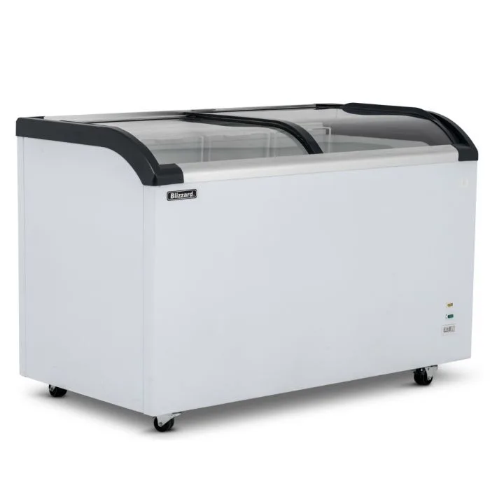 Blizzard BDF42 Curved Glass-Lid Freezer