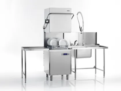 Classeq Stainless Steel Tabling for CP500 Pass-Through Dishwashers