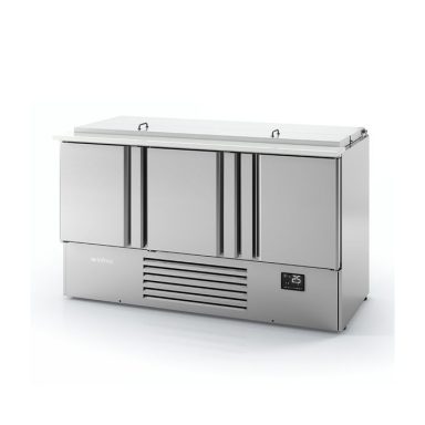 Compact Triple Door Refrigerated Saladette