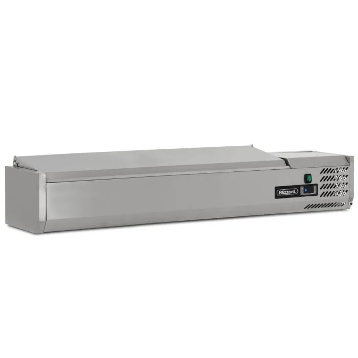 1.5m Hinged 1/3 Gastronorm Prep Top - Image 3