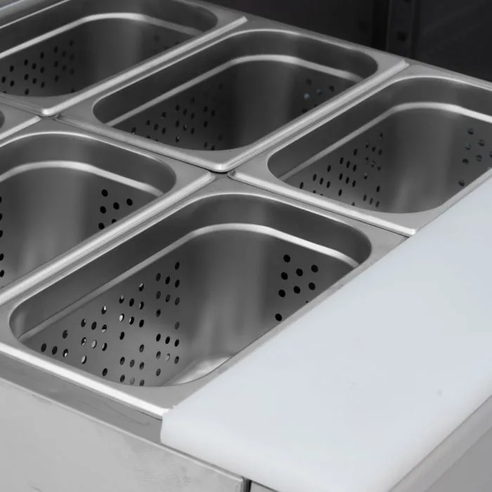 Compact Double Door Refrigerated Saladette - Image 3