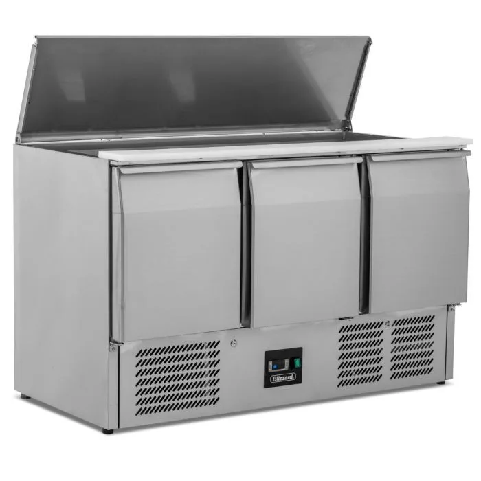 Compact Triple Door Refrigerated Saladette - Image 8