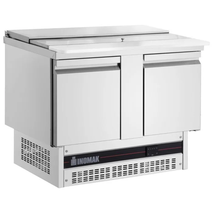Double Hinged Door Gastronorm Saladette With Cutting Board - Image 4