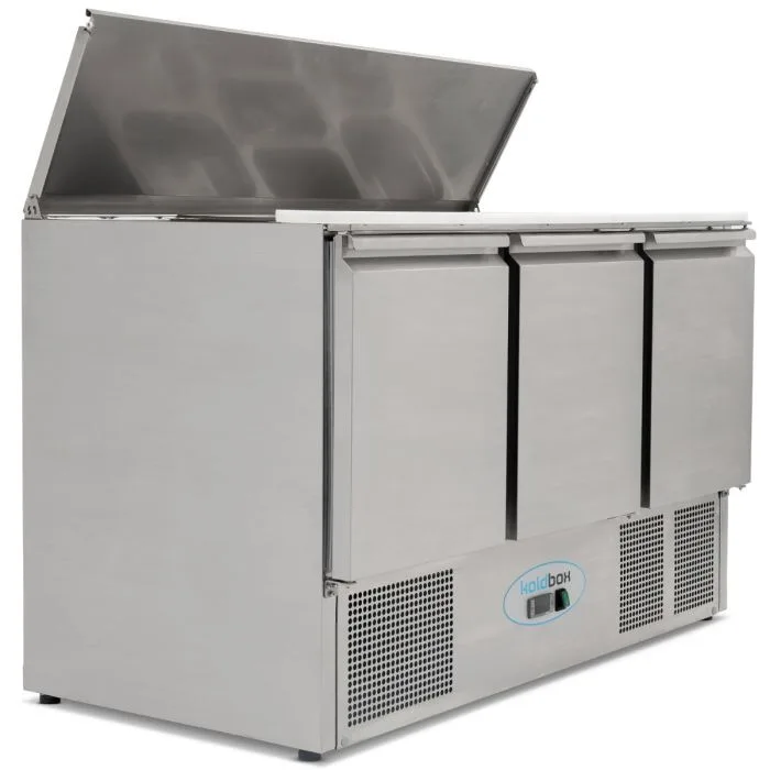 Compact Triple Door Refrigerated Saladette - Image 2