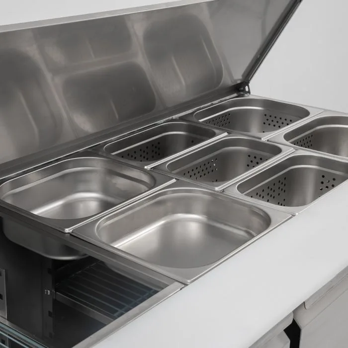Compact Triple Door Refrigerated Saladette - Image 5