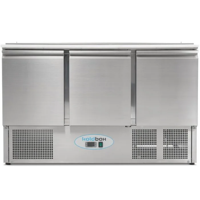 Compact Triple Door Refrigerated Saladette - Image 3