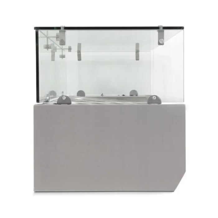 1.5m Glass Canopy 1/3 Gastronorm Prep Top - Image 3