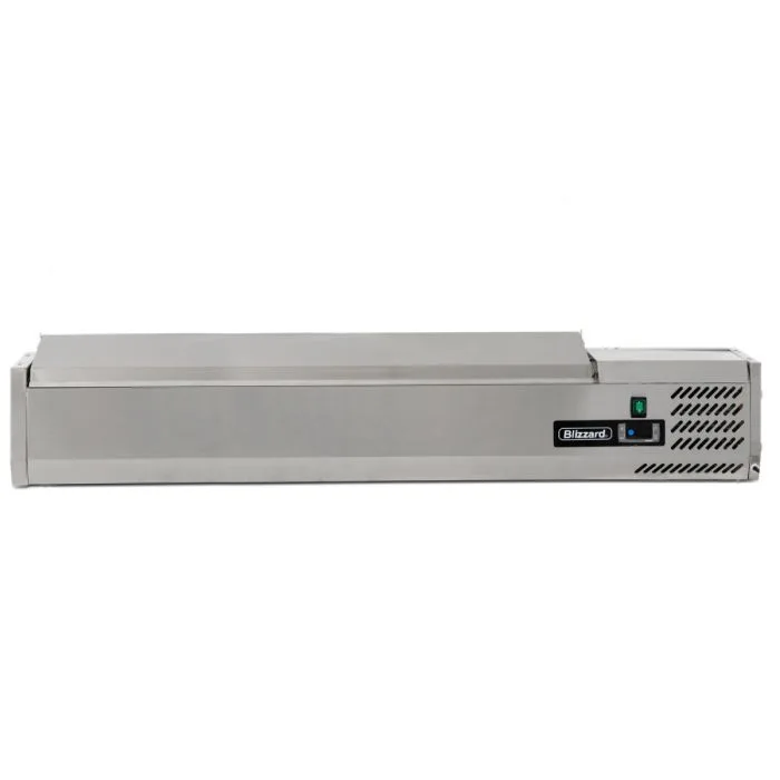 1.5m Hinged 1/3 Gastronorm Prep Top - Image 4