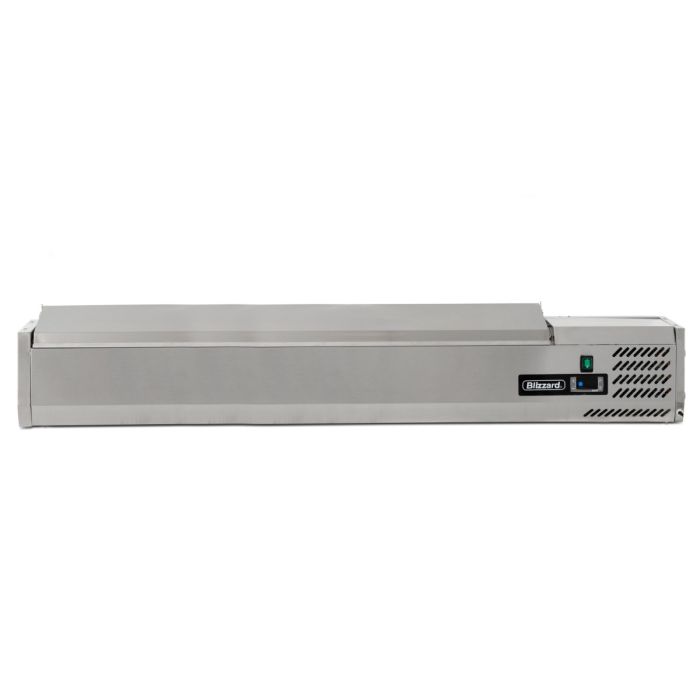 2m Hinged 1/4 Gastronorm Prep Top - Image 4