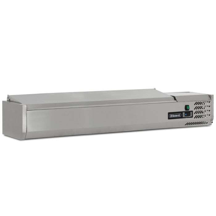 2m Hinged 1/4 Gastronorm Prep Top - Image 5