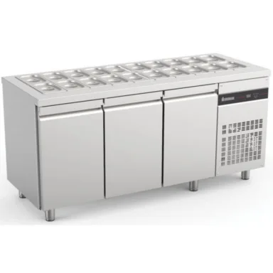 Triple Hinged Door Gastronorm Saladette
