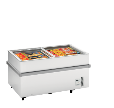 750CHV WH Island Site Freezer