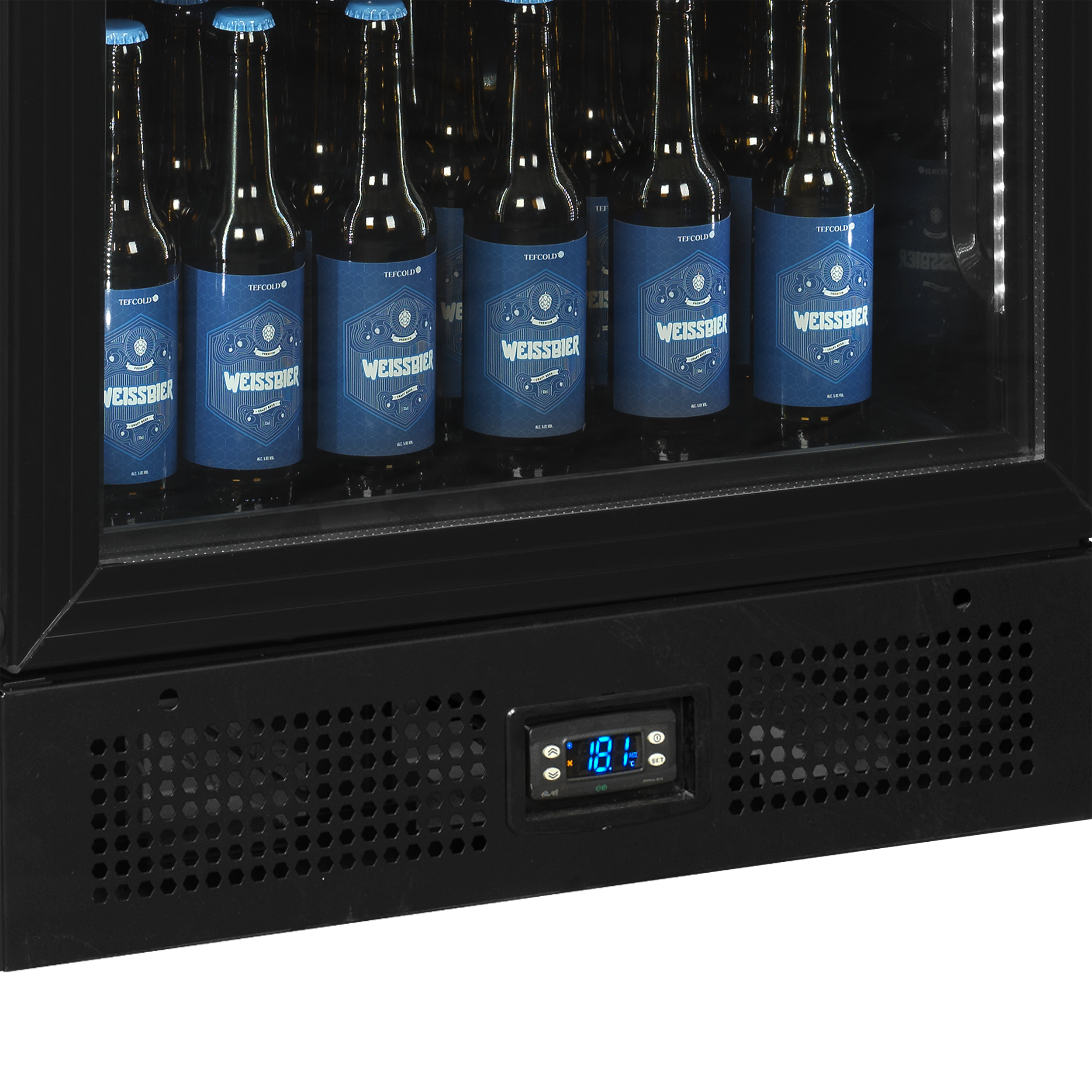 CEV435CP BLACK Glass Door Merchandiser - Image 3