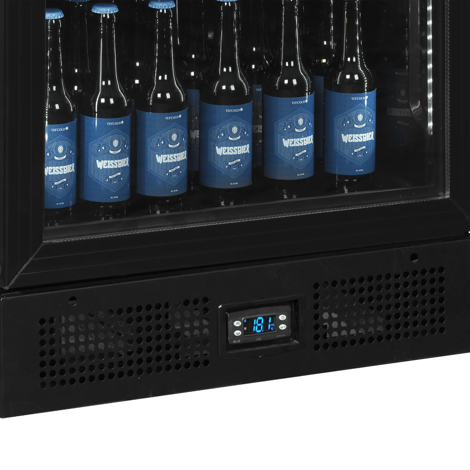 CEV435CP BLACK Glass Door Merchandiser - Image 3