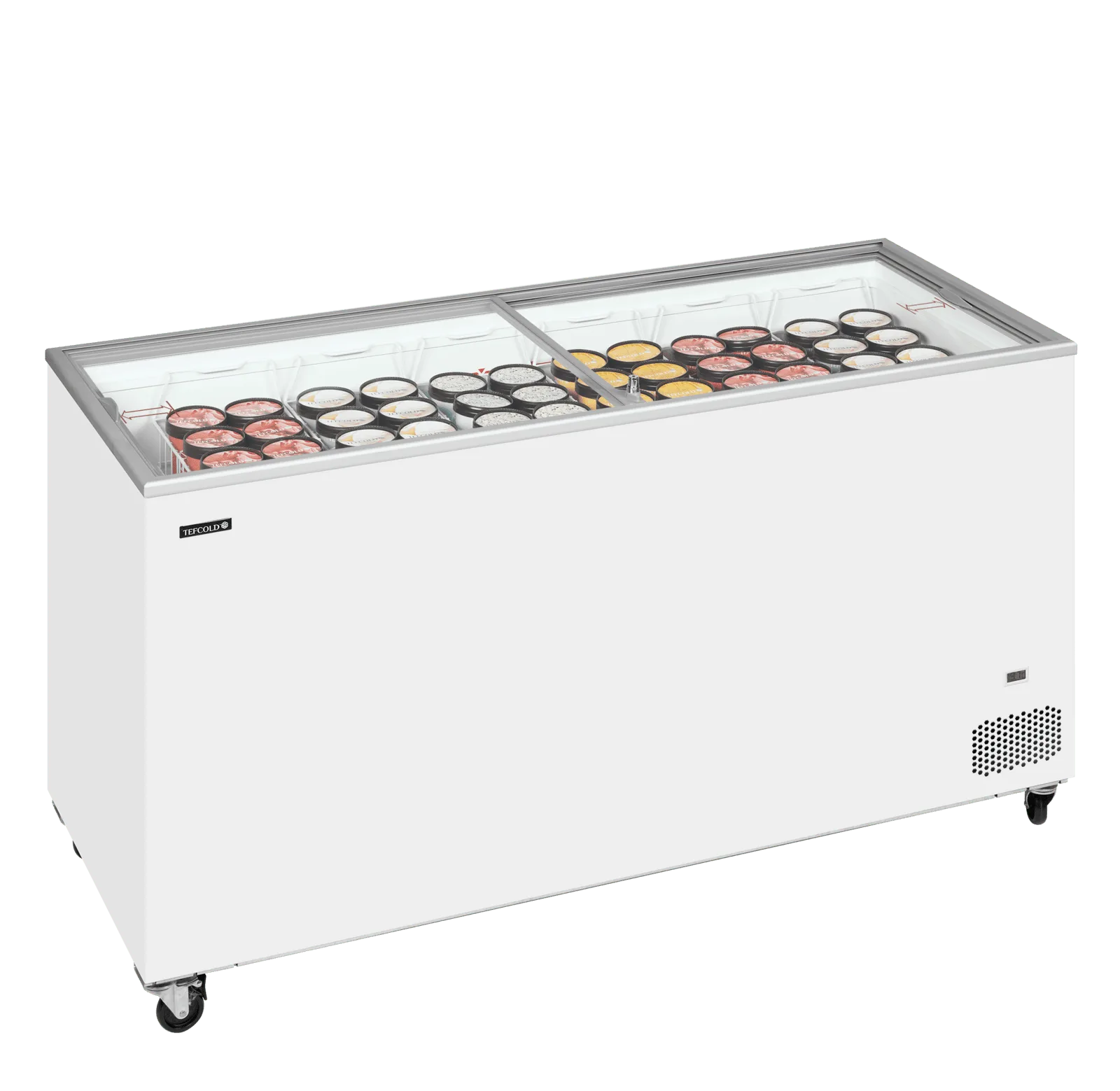 IC501SC Sliding Flat Glass Lid Chest Freezer - Image 2