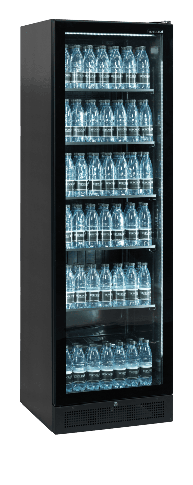 SCU1425 FRAMELESS Glass Door Merchandiser
