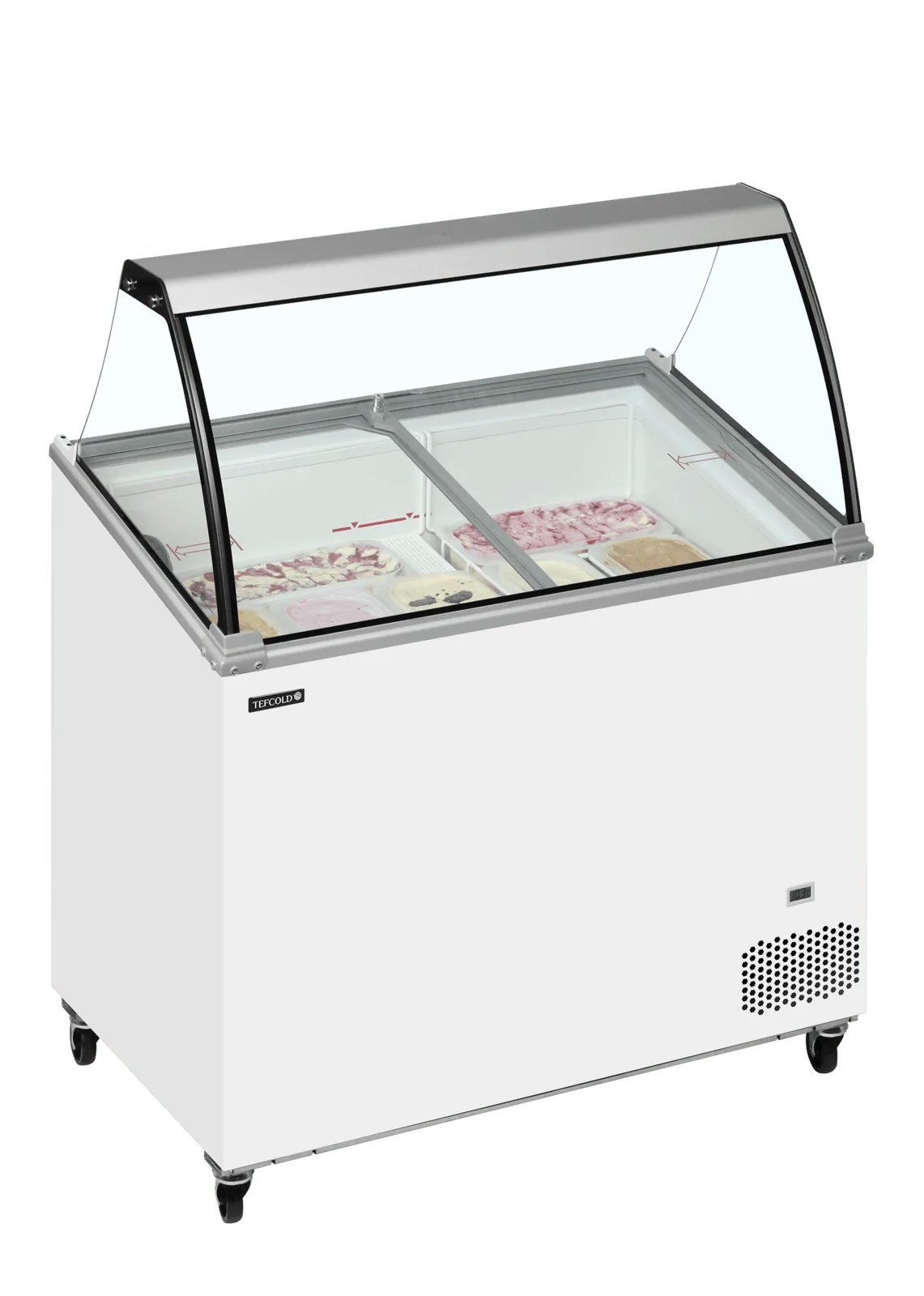 IC301SCE + CANOPY Scoop Ice Cream Display - Image 2