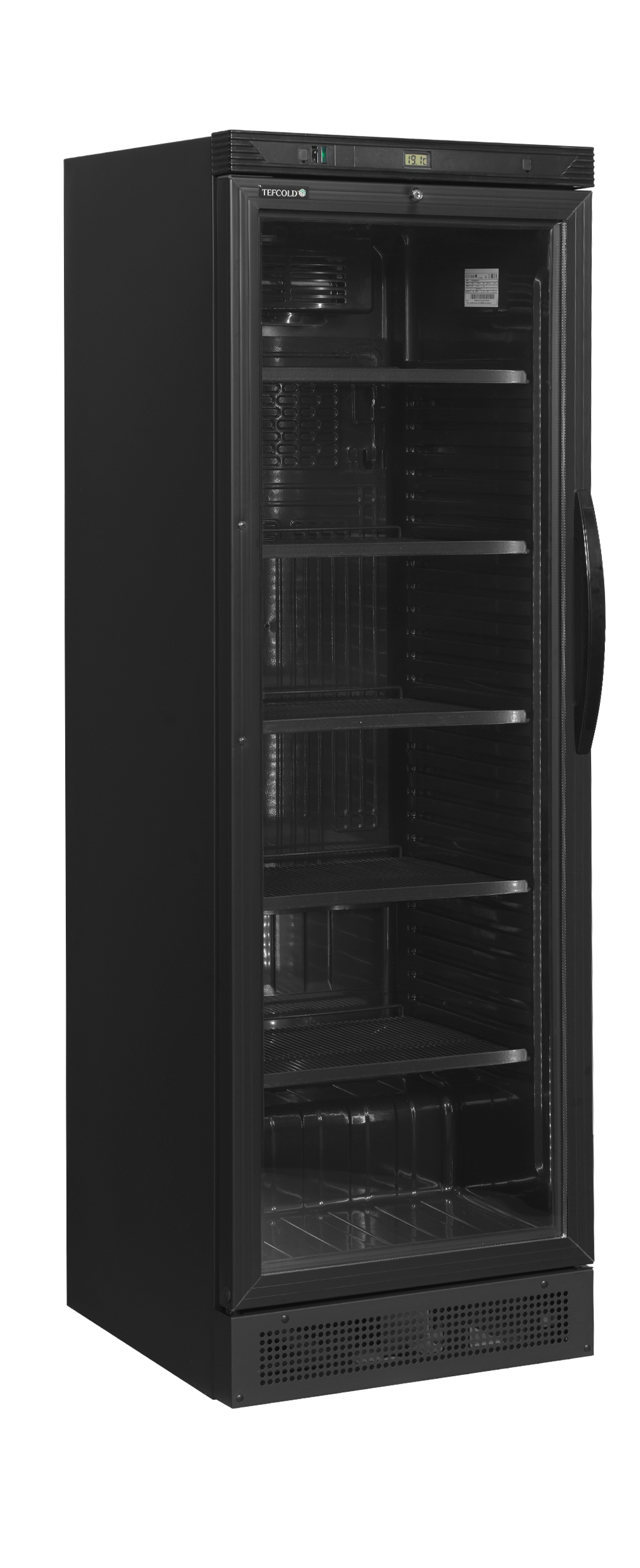 CEV425 BLACK L/H Glass Door Merchandiser