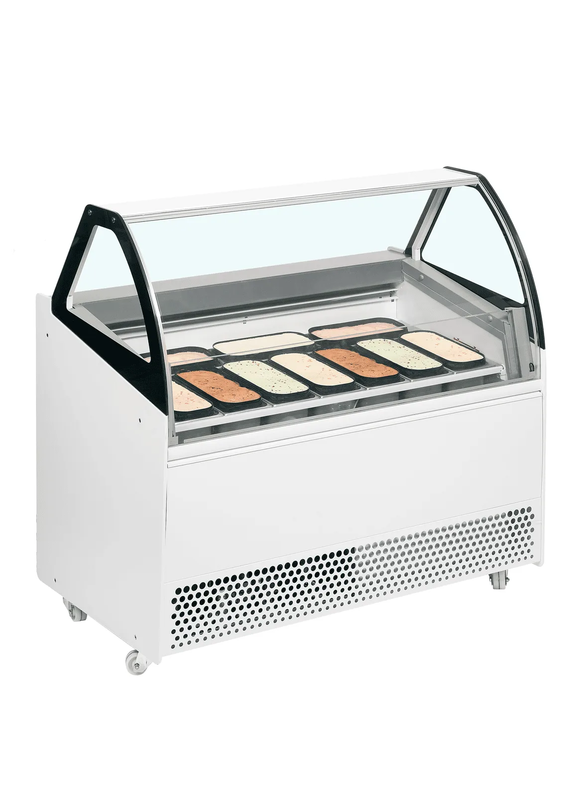 BERMUDA VIEW RV10 Ventilated Scoop Ice Cream Display - Image 2