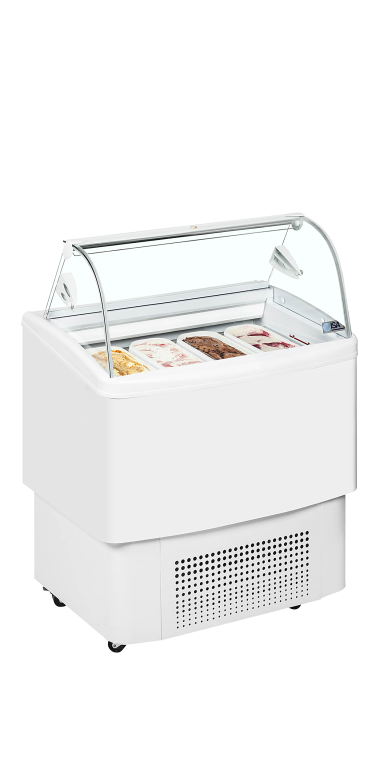 FIJI 4 Ventilated Scoop Ice Cream Display