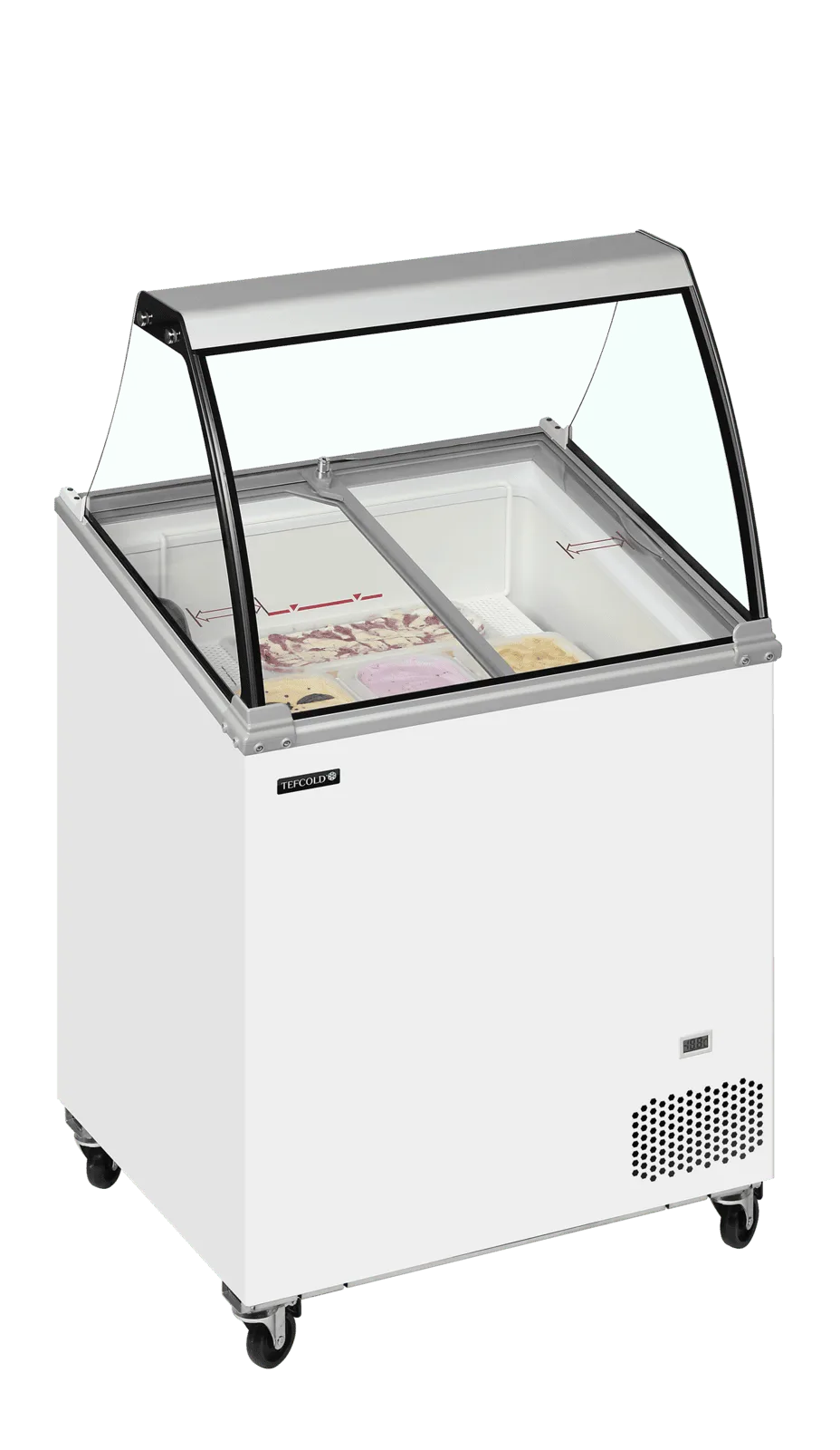 IC201SCE + CANOPY Scoop Ice Cream Display - Image 2