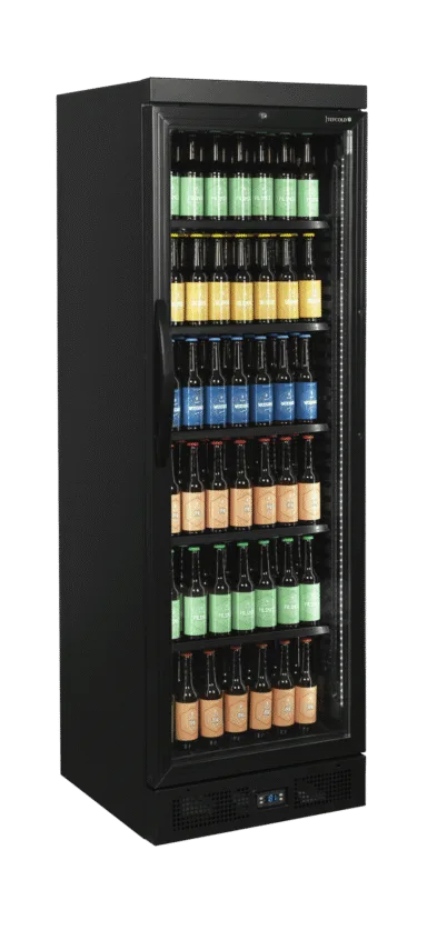 CEV435 BLACK Glass Door Merchandiser