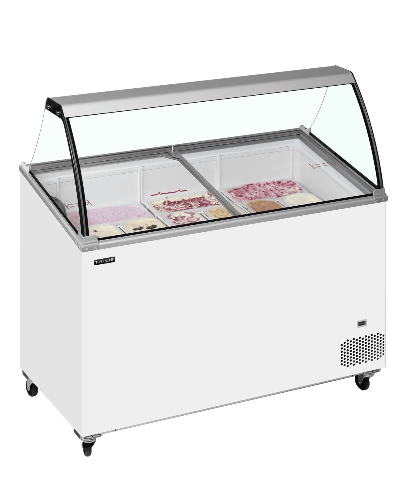 IC401SCE + CANOPY Scoop Ice Cream Display - Image 2