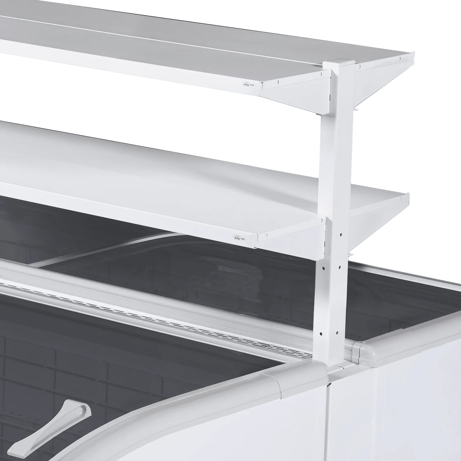 SUPER 200HC DE White High Vision Supermarket Freezer - Image 3