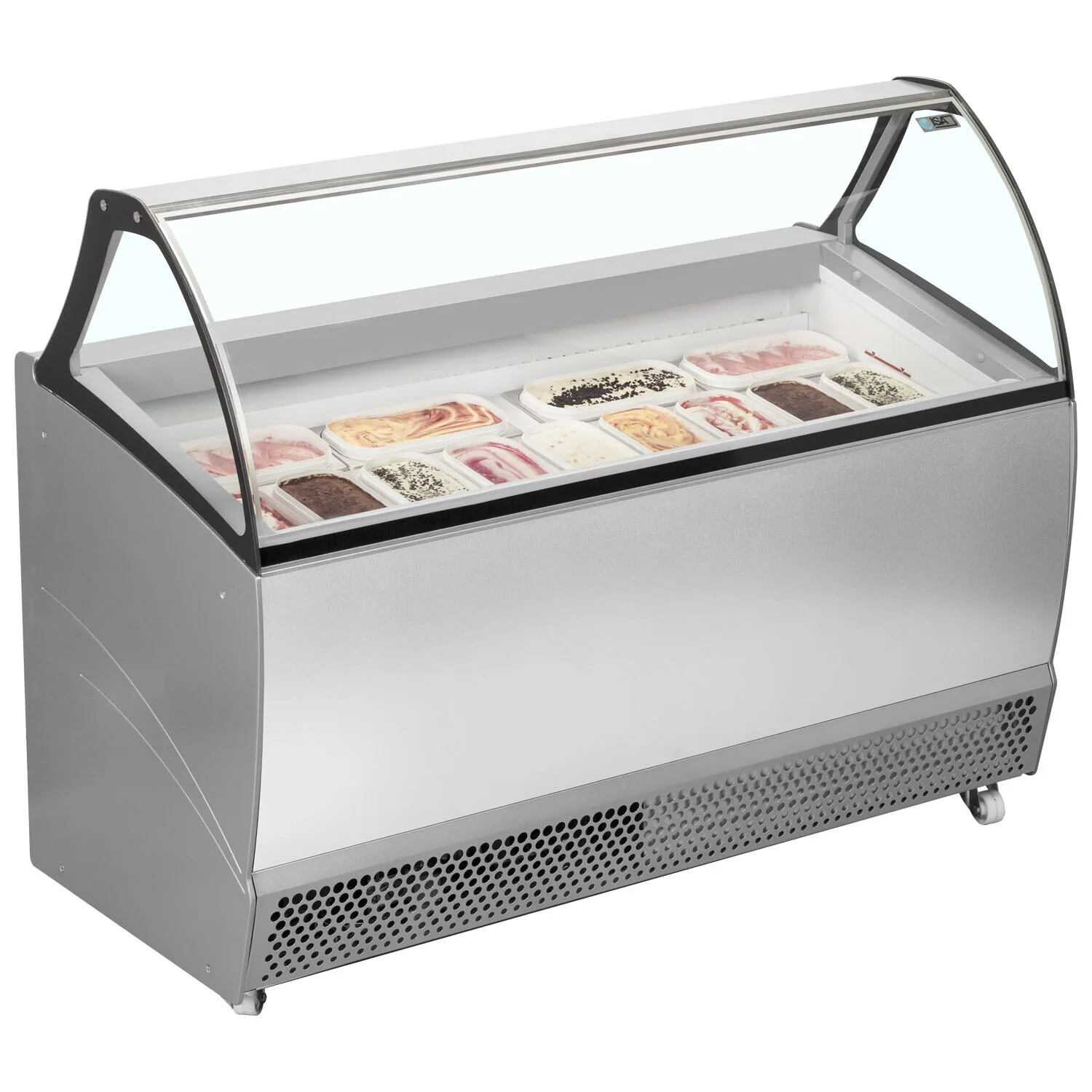 BERMUDA RV13 Ventilated Scoop Ice Cream Display - Image 2